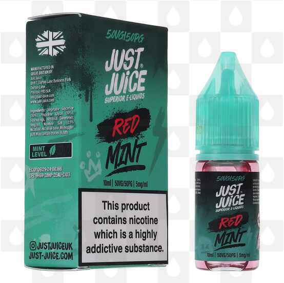 Red by Just Juice Mint E Liquid | 10ml Bottles, Strength & Size: 20mg • 10ml