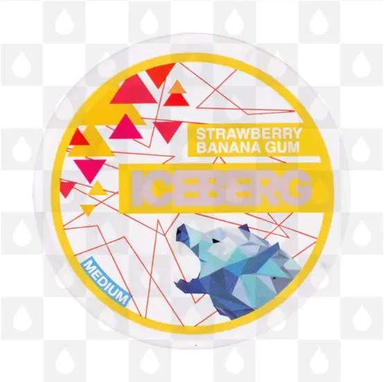 Strawberry Banana Gum by Iceberg | Nicotine Pouches