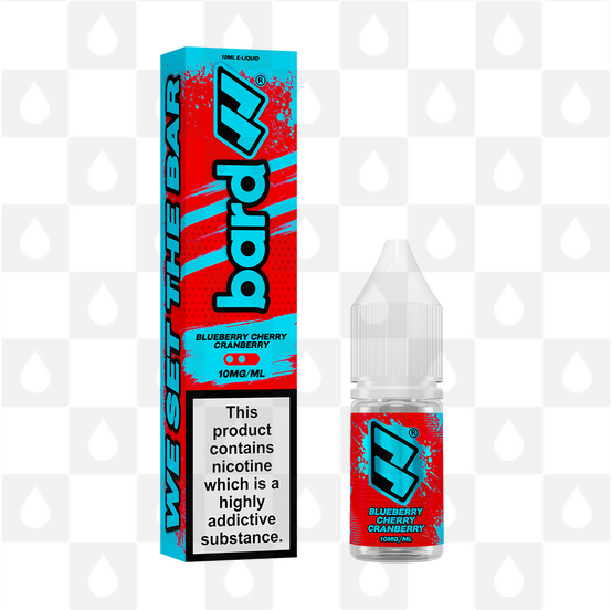 Blueberry Cherry Cranberry by Bard E Liquid | 10ml Nic Salt, Strength & Size: 10mg • 10ml