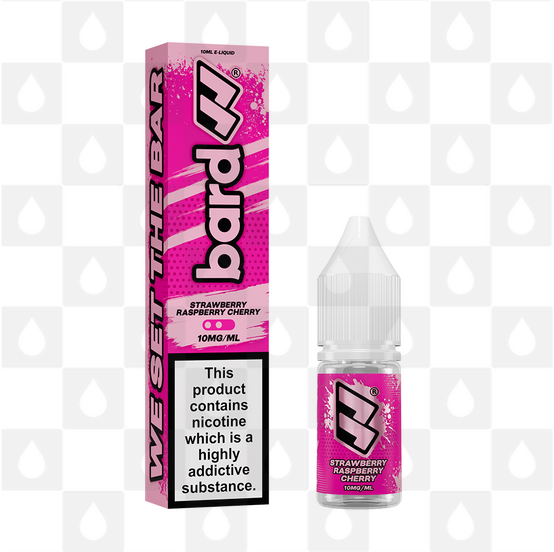 Strawberry Raspberry Cherry by Bard E Liquid | 10ml Nic Salt, Strength & Size: 10mg • 10ml