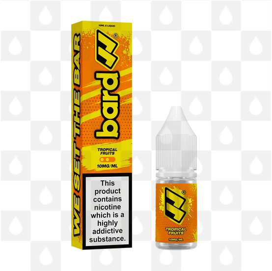 Tropical Fruits by Bard E Liquid | 10ml Nic Salt, Strength & Size: 10mg • 10ml