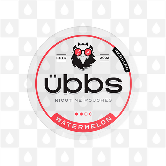 Watermelon by Ubbs | Nicotine Pouches, Strength & Size: 20 x 6mg Pouches