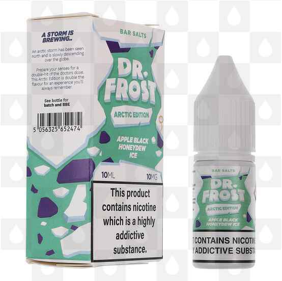 Apple Black Honeydew Ice | Arctic Edition by Dr. Frost E Liquid | 10ml Nic Salt, Strength & Size: 20mg • 10ml