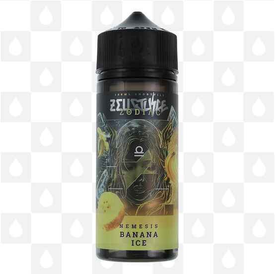 Banana Ice | Nemesis by Zeus Juice E Liquid | 50ml & 100ml Short Fill, Strength & Size: 00mg • 100ml (120ml Bottle) • 70/30