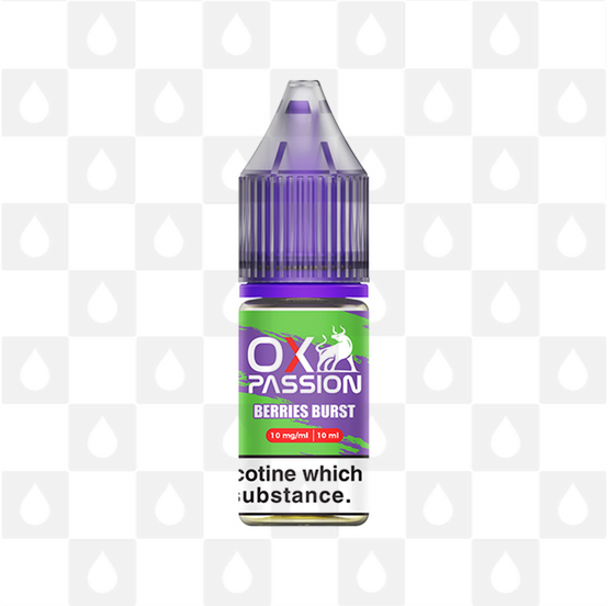 Berries Burst by Ox Passion | 10ml Nic Salt, Strength & Size: 20mg • 10ml