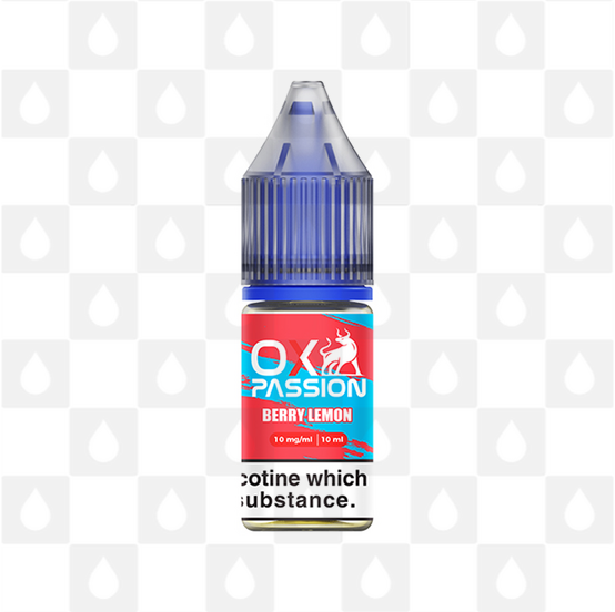 Berry Lemon by Ox Passion | 10ml Nic Salt, Strength & Size: 10mg • 10ml