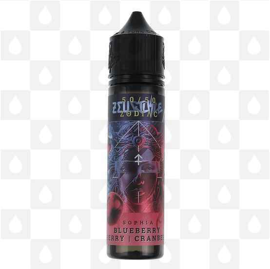 Blueberry Cherry Cranberry | Sophia by Zeus Juice E Liquid | 50ml & 100ml Short Fill, Strength & Size: 00mg • 50ml (60ml Bottle) • 50/50
