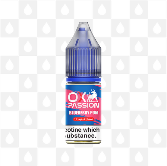 Blueberry Pom by Ox Passion | 10ml Nic Salt, Strength & Size: 20mg • 10ml