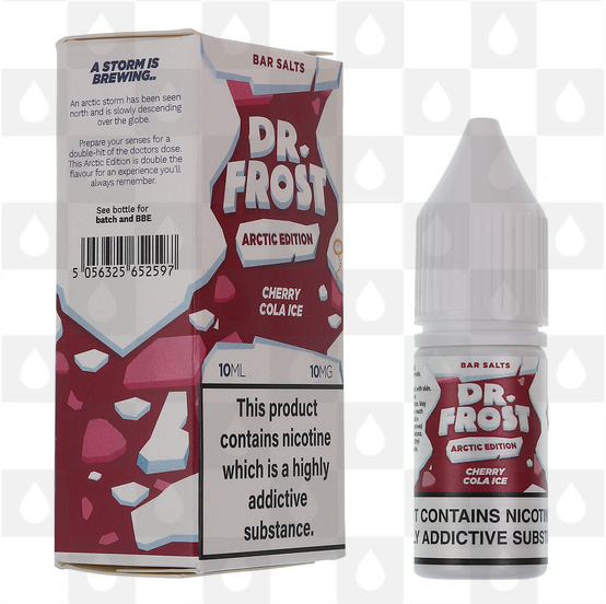 Cherry Cola Ice | Arctic Edition by Dr. Frost E Liquid | 10ml Nic Salt, Strength & Size: 20mg • 10ml