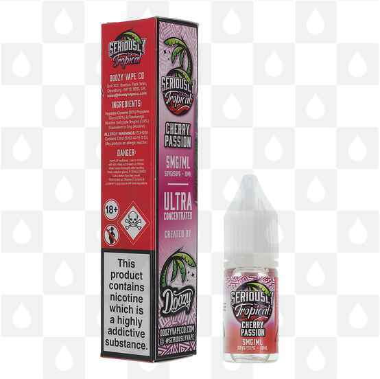 Cherry Passion by Seriously Tropical E Liquid | 10ml Nic Salt, Strength & Size: 10mg • 10ml