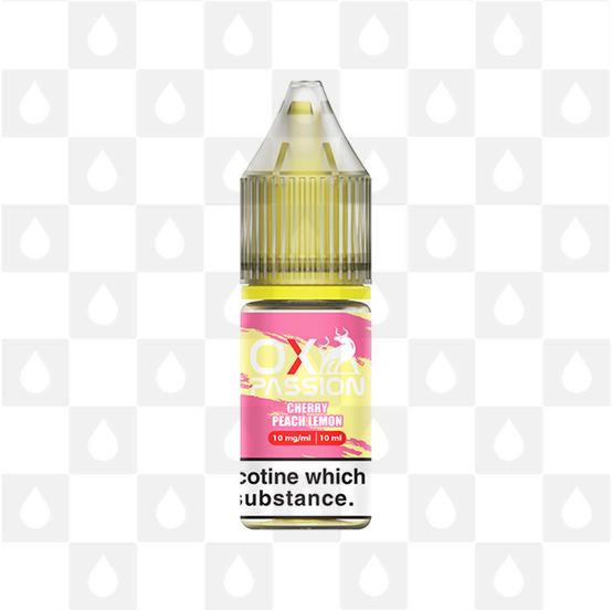 Cherry Peach Lemon by Ox Passion | 10ml Nic Salt, Strength & Size: 20mg • 10ml