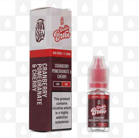 Cranberry Pomegranate & Cherry by Double Brew E Liquid | 10ml Nic Salt, Strength & Size: 20mg • 10ml
