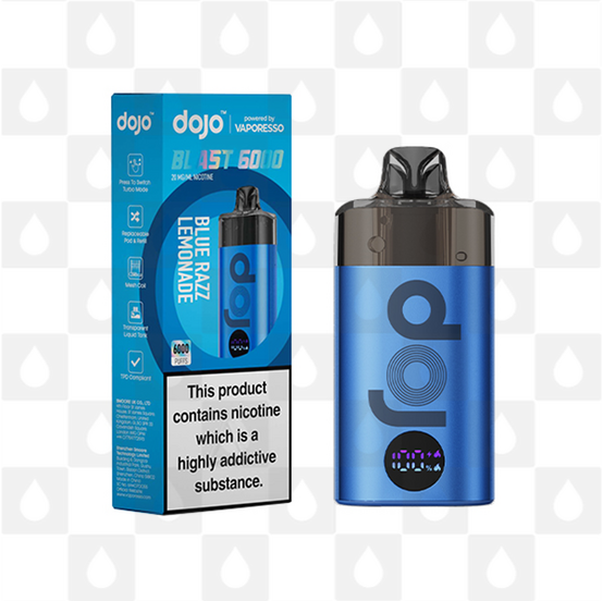 Dojo Blast 6000 by Vaporesso | Pre-Filled Vape Kit, Strength & Puff Count: 20mg • 6000 Puffs, Flavour: Blue Razz Lemonade