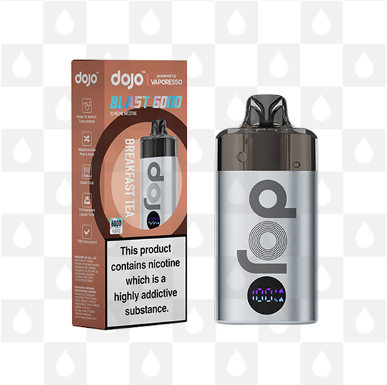 Dojo Blast 6000 by Vaporesso | Pre-Filled Vape Kit, Strength & Puff Count: 20mg • 6000 Puffs, Flavour: Breakfast Tea