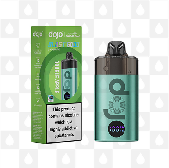 Dojo Blast 6000 by Vaporesso | Pre-Filled Vape Kit, Strength & Puff Count: 20mg • 6000 Puffs, Flavour: Double Apple