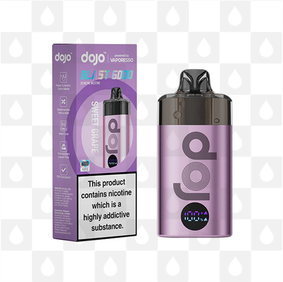 Dojo Blast 6000 by Vaporesso | Pre-Filled Vape Kit, Strength & Puff Count: 20mg • 6000 Puffs, Flavour: Sweet Grape