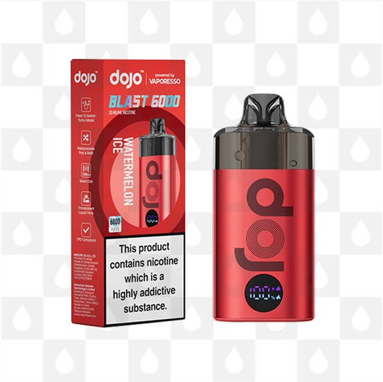 Dojo Blast 6000 by Vaporesso | Pre-Filled Vape Kit, Strength & Puff Count: 20mg • 6000 Puffs, Flavour: Watermelon Ice