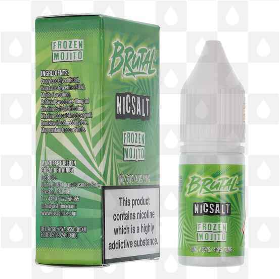 Frozen Mojito | Brutal Drinks by Just Juice E Liquid | 10ml Nic Salt, Strength & Size: 10mg • 10ml