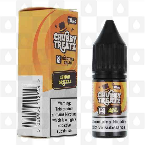 Lemon Drizzle by Chubby Treatz E Liquid | 10ml Nic Salt, Strength & Size: 10mg • 10ml