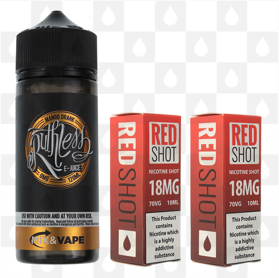 Mango Drank by Ruthless E Liquid | 100ml Short Fill, Strength & Size: 0mg • 100ml • Inc 2 x 18mg Shot