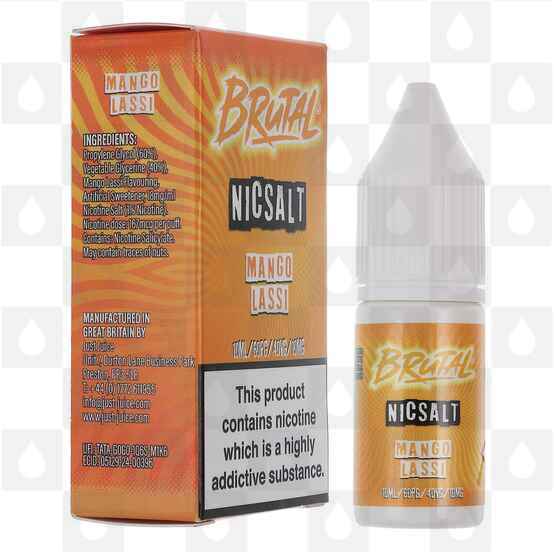 Mango Lassi | Brutal Drinks by Just Juice E Liquid | 10ml Nic Salt, Strength & Size: 20mg • 10ml