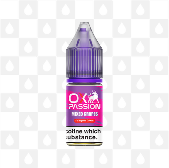 Mixed Grapes by Ox Passion | 10ml Nic Salt, Strength & Size: 20mg • 10ml