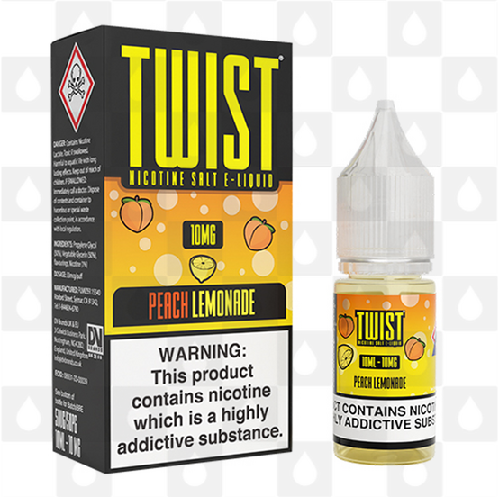 Peach Blossom Lemonade by Twist E Liquid | 10ml Nic Salt, Strength & Size: 20mg • 10ml