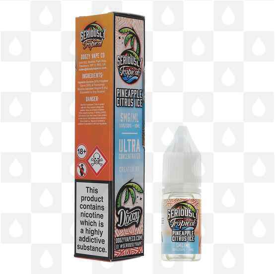 Pineapple Citrus Ice by Seriously Tropical E Liquid | 10ml Nic Salt, Strength & Size: 20mg • 10ml