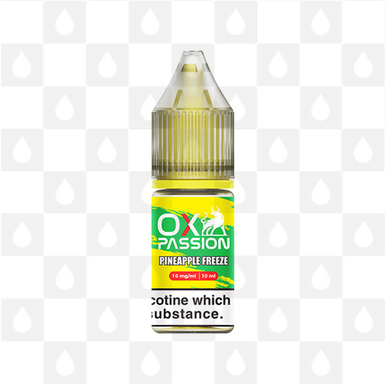 Pineapple Freeze by Ox Passion | 10ml Nic Salt, Strength & Size: 20mg • 10ml