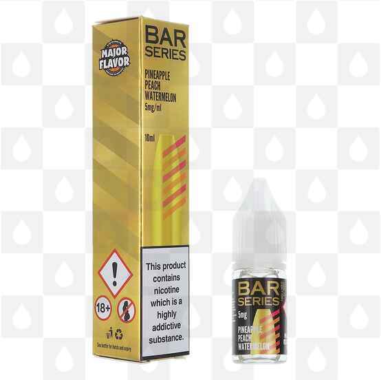 Pineapple Peach Watermelon | Gold Edition by Bar Series E Liquid | 10ml Nic Salt, Strength & Size: 10mg • 10ml