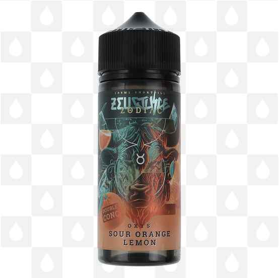 Sour Orange Lemon | Oxys by Zeus Juice E Liquid | 50ml & 100ml Short Fill, Strength & Size: 00mg • 100ml (120ml Bottle) • 70/30