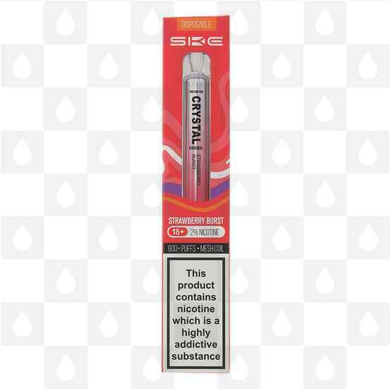 Strawberry Blast SKE Crystal Bar 20mg | Disposable Vapes, Strength & Puff Count: 20mg • 600 Puffs • Out Of Date