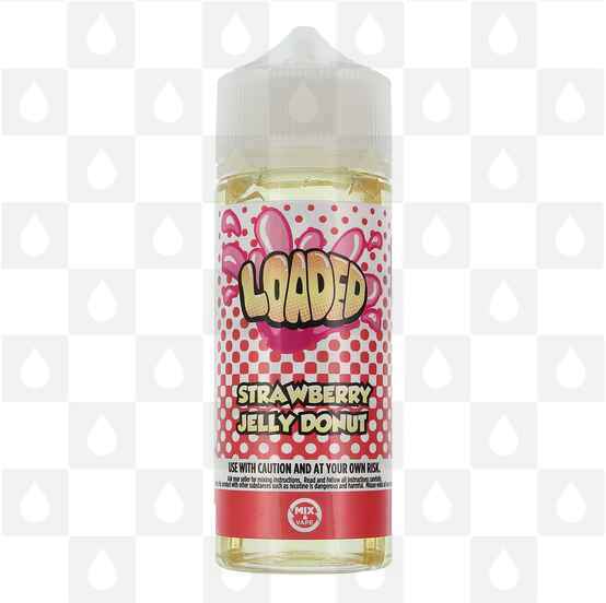 Strawberry Jelly Donut by Loaded E Liquid | 100ml Short Fill, Strength & Size: 0mg • 100ml (120ml Bottle)