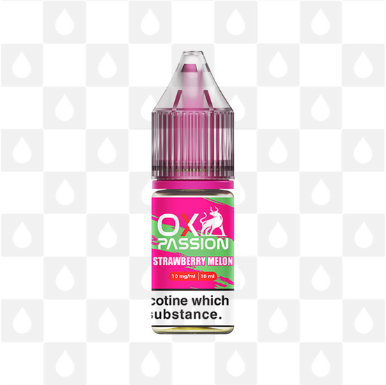 Strawberry Melon by Ox Passion | 10ml Nic Salt, Strength & Size: 10mg • 10ml