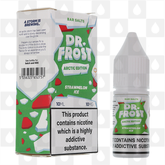 Strawmelon Ice | Arctic Edition by Dr. Frost E Liquid | 10ml Nic Salt, Strength & Size: 20mg • 10ml