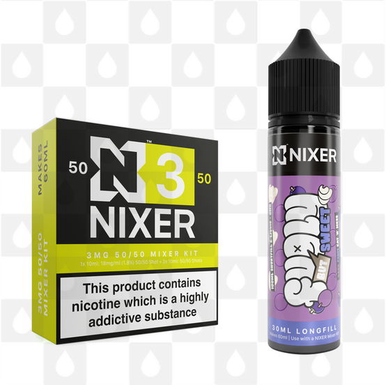 Dark Fruits Eton Mess by Fugly But Sweet x Nixer E Liquid | 60ml Long Fill, Nicotine Type: Regular Nicotine, Strength & Size: 03mg • 60ml • Inc Shots (50/50)