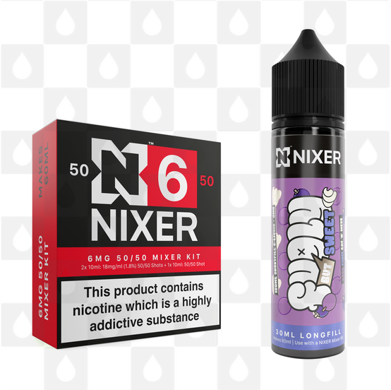Dark Fruits Eton Mess by Fugly But Sweet x Nixer E Liquid | 60ml Long Fill, Nicotine Type: Regular Nicotine, Strength & Size: 06mg • 60ml • Inc Shots (50/50)