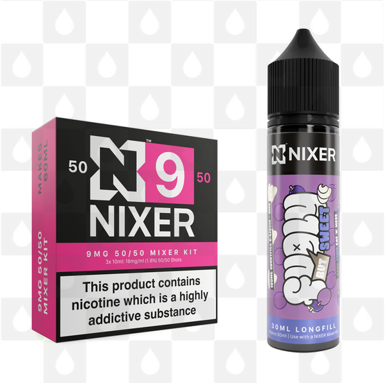 Dark Fruits Eton Mess by Fugly But Sweet x Nixer E Liquid | 60ml Long Fill, Nicotine Type: Regular Nicotine, Strength & Size: 09mg • 60ml • Inc Shots (50/50)
