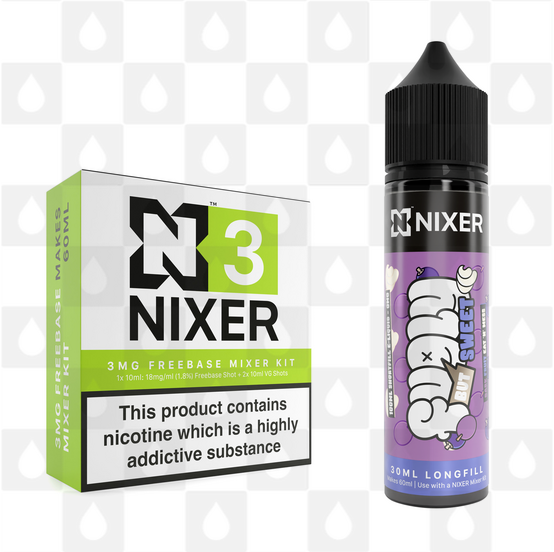 Dark Fruits Eton Mess by Fugly But Sweet x Nixer E Liquid | 60ml Long Fill, Nicotine Type: Regular Nicotine, Strength & Size: 03mg • 60ml • Inc Shots (70/30)