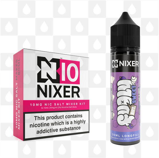 Dark Fruits Eton Mess by Fugly But Sweet x Nixer E Liquid | 60ml Long Fill, Nicotine Type: Nicotine Salt, Strength & Size: 10mg Salt • 60ml • Inc Shots (50/50)