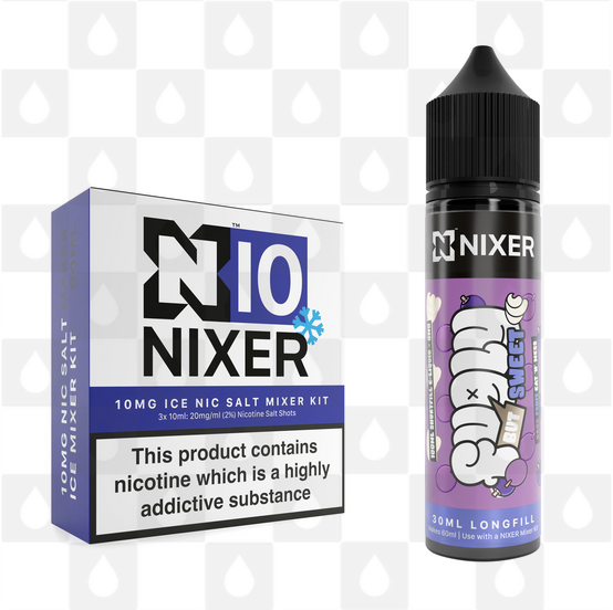 Dark Fruits Eton Mess by Fugly But Sweet x Nixer E Liquid | 60ml Long Fill, Nicotine Type: Nicotine Salt, Strength & Size: 10mg Salt Ice • 60ml • Inc Shots (50/50)