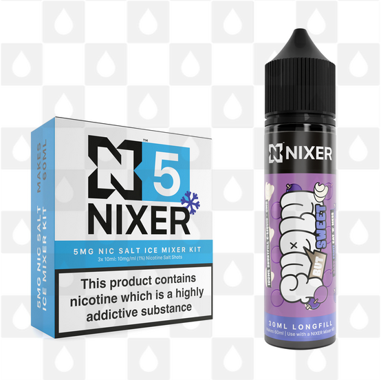 Dark Fruits Eton Mess by Fugly But Sweet x Nixer E Liquid | 60ml Long Fill, Nicotine Type: Nicotine Salt, Strength & Size: 05mg Ice Salt • 60ml • Inc Shots (50/50)