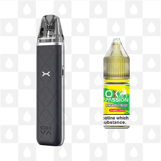 OXVA Xlim Go Pod Kit | Ox Passion Bundle, Selected Colour: Dark Grey / Pineapple Freeze