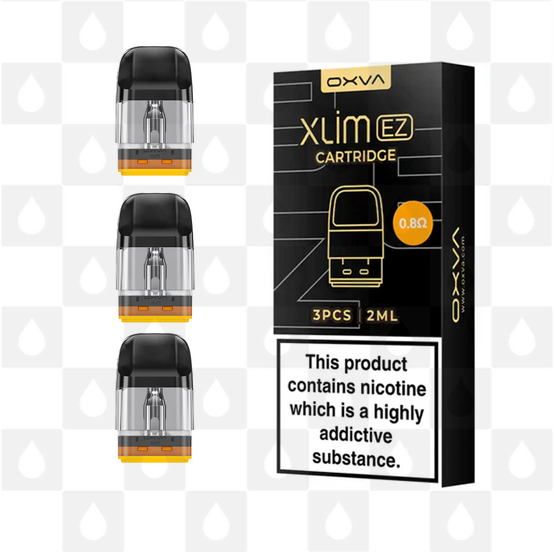 OXVA Xlim EZ Replacement Pods, Pod Type: 3 x Xlim EZ Mesh Pods 0.8 Ohm