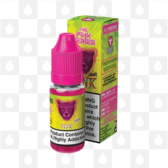 Pink Sour by Panther Series | Dr Vapes E Liquid | 10ml Nic Salt, Strength & Size: 10mg • 10ml • Out Of Date