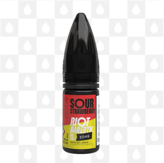 Sour Strawberry by Riot Bar EDTN E Liquid | Nic Salt, Strength & Size: 05mg • 10ml