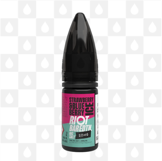 Strawberry & Blueberry Ice by Riot Bar EDTN E Liquid | Nic Salt, Strength & Size: 05mg • 10ml