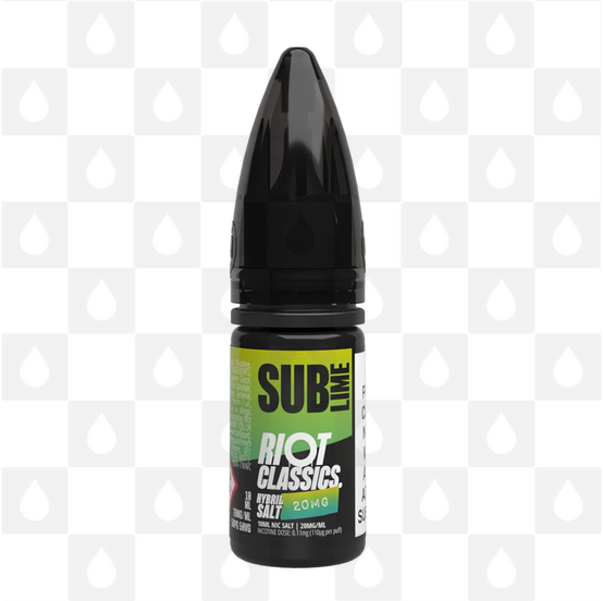 Sub Lime S:ALT by Riot Squad E Liquid | 10ml Bottles, Nicotine Strength: NS 10mg (S:ALT Mix), Size: 10ml (1x10ml)