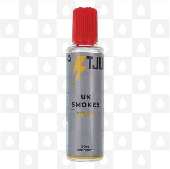UK Smokes by T-Juice E Liquid | 60ml Long Fill, Nicotine Type: Nicotine Free, Strength & Size: 20ml Concentrate (Mix Before Use)