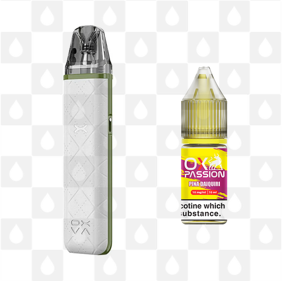 OXVA Xlim Go Pod Kit | Ox Passion Bundle, Selected Colour: White / Pina Daquiri